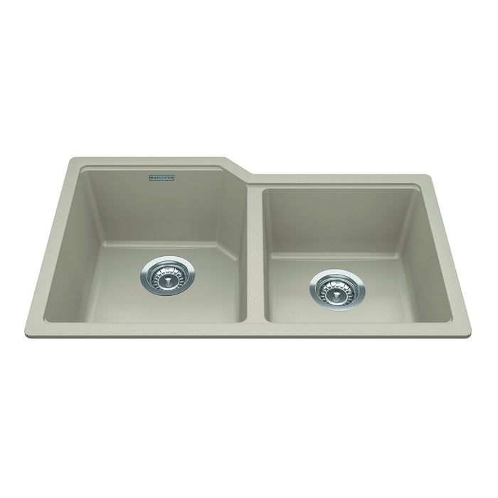 Kindred Granite Series Undermount Double Bowl 30.69 x 19.69 in Granite Kitchen Sink
