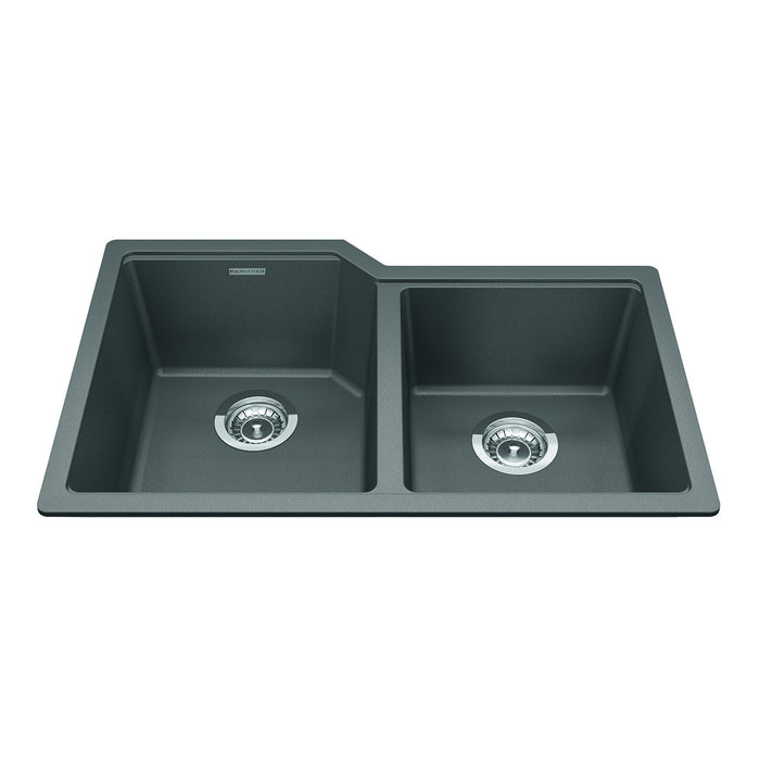 Kindred Granite Series Undermount Double Bowl 30.69 x 19.69 in Granite Kitchen Sink