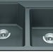 Kindred Granite Series Drop-In Double Bowl 30.69 x 19.69 in Granite Kitchen Sink