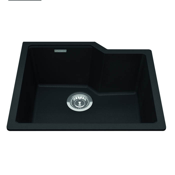 Kindred Granite Series Undermount Single Bowl 22.06 x 19.69 in Granite Kitchen Sink