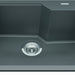 Kindred Granite Series Drop-In Single Bowl 22.06 x 19.69 in Granite Kitchen Sink
