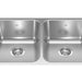 Kindred Reginox ND1831UA-9N Undermount Double Bowl 30.88 x 17.75 in Stainless Steel Kitchen Sink