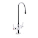 KOHLER K-100T70-4ANL Triton Bowe 0.5 gpm monoblock gooseneck bathroom sink faucet with laminar flow and lever handles,...