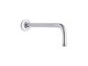 KOHLER K-10124 Wall-mount rainhead arm and flange, polished chrome
