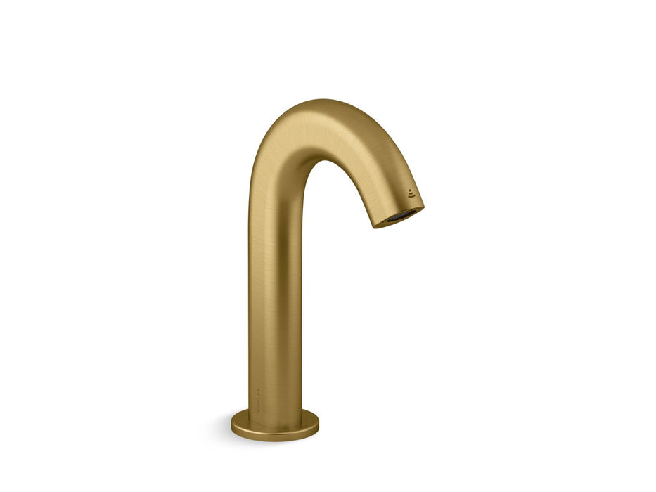 KOHLER K-103B76-SANA Oblo Touchless bathroom sink faucet with Kinesis sensor technology, AC-powered, vibrant brushed...