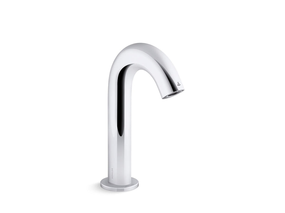KOHLER K-103B77-SANA Oblo Touchless faucet with Kinesis sensor technology and temperature mixer, AC-powered, polished chrome