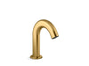 KOHLER K-103BB76-SBNA Oblo Touchless single-hole lavatory faucet with Kinesis sensor technology, AC-powered, less drain,...