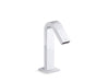 KOHLER K-103L76-SANL Loure Touchless faucet with Kinesis sensor technology, AC-powered, polished chrome