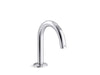KOHLER K-103 Components Touchless Lavatory Faucet with Kinesis Sensor Technology, Tube Design, AC-powered, 0.35 GPM,...