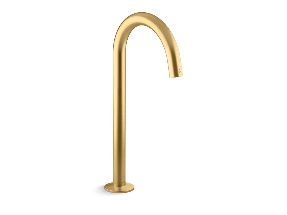 KOHLER K-103 Components Touchless Lavatory Faucet with Kinesis Sensor Technology, Tube Design, AC-powered, 0.5 GPM,...