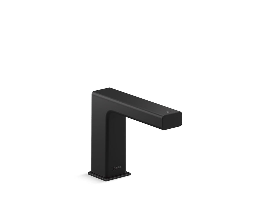 KOHLER K-103S36-SANA Strayt Touchless faucet with Kinesis sensor technology, AC-powered, matte black
