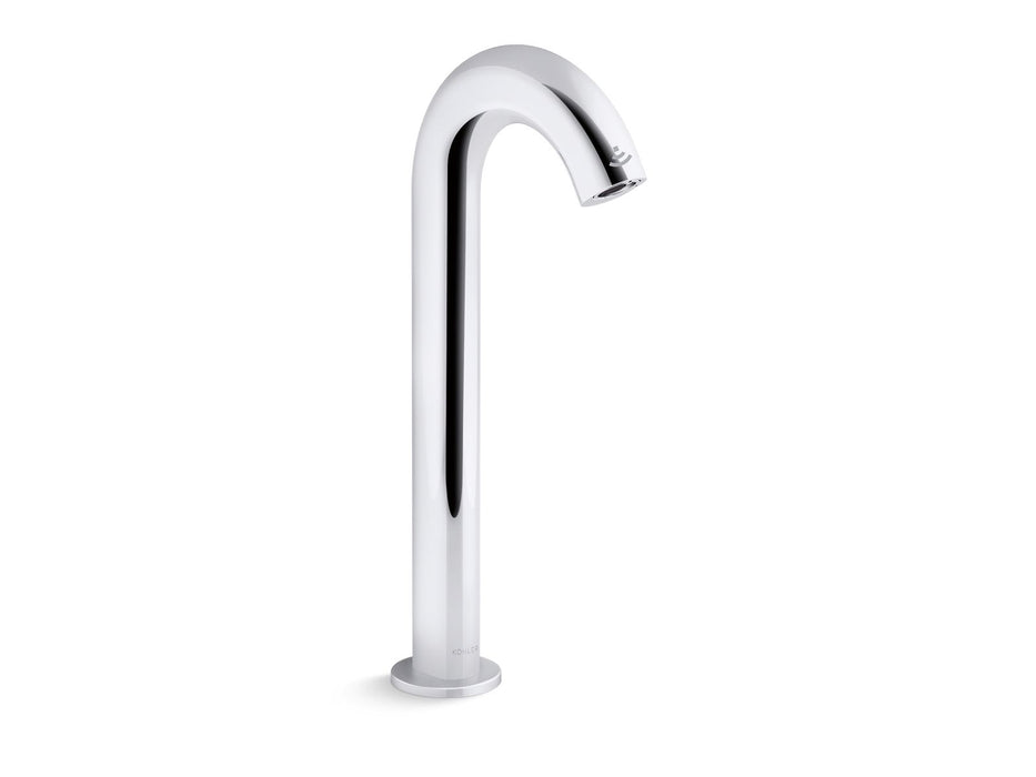 KOHLER K-104B86-SANA Oblo Tall Touchless faucet with Kinesis sensor technology, DC-powered, polished chrome