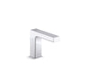KOHLER K-104S36-SANA Strayt Touchless single-hole lavatory faucet with Kinesis sensor technology, DC-powered, 0.5 gpm,...