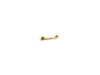 KOHLER K-10540 12" ADA compliant grab bar, vibrant brushed moderne brass