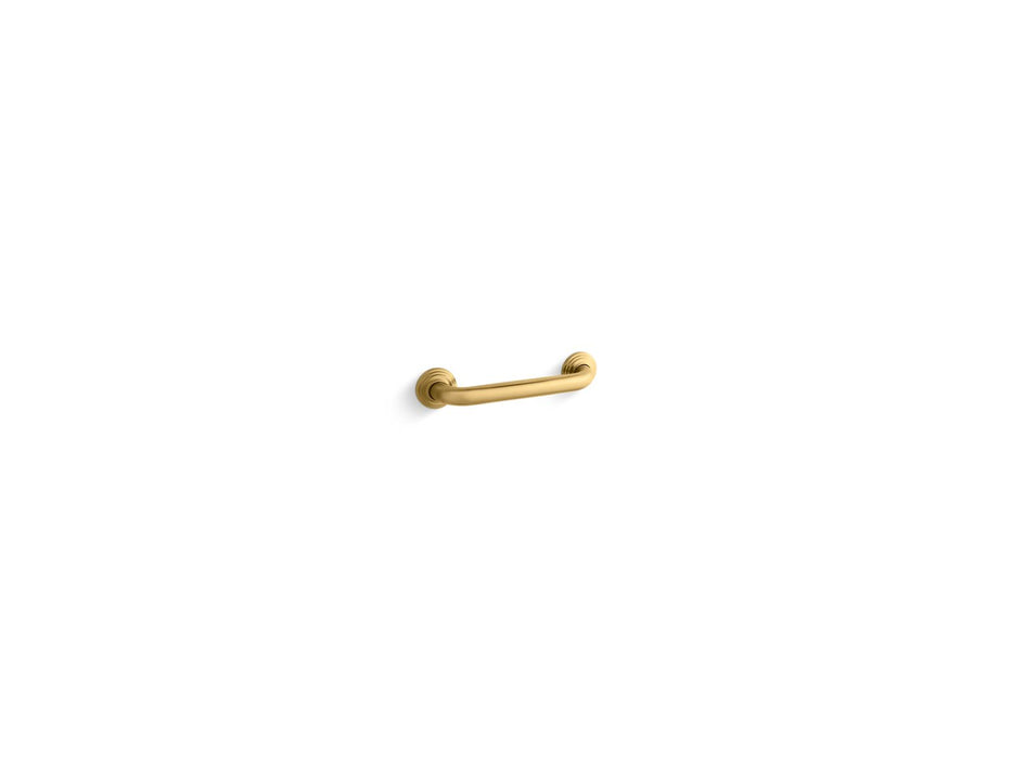 KOHLER K-10540 12" ADA compliant grab bar, vibrant brushed moderne brass