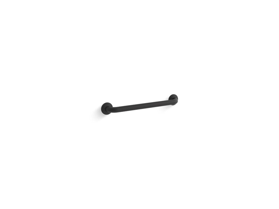 KOHLER K-10541 Traditional 18" ADA compliant grab bar, matte black