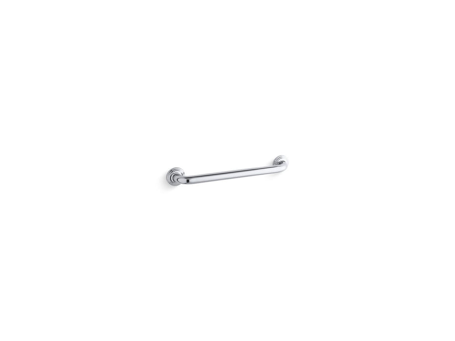 KOHLER K-10541 Traditional 18" ADA compliant grab bar, polished stainless