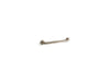 KOHLER K-10541 Traditional 18" ADA compliant grab bar, vibrant brushed bronze