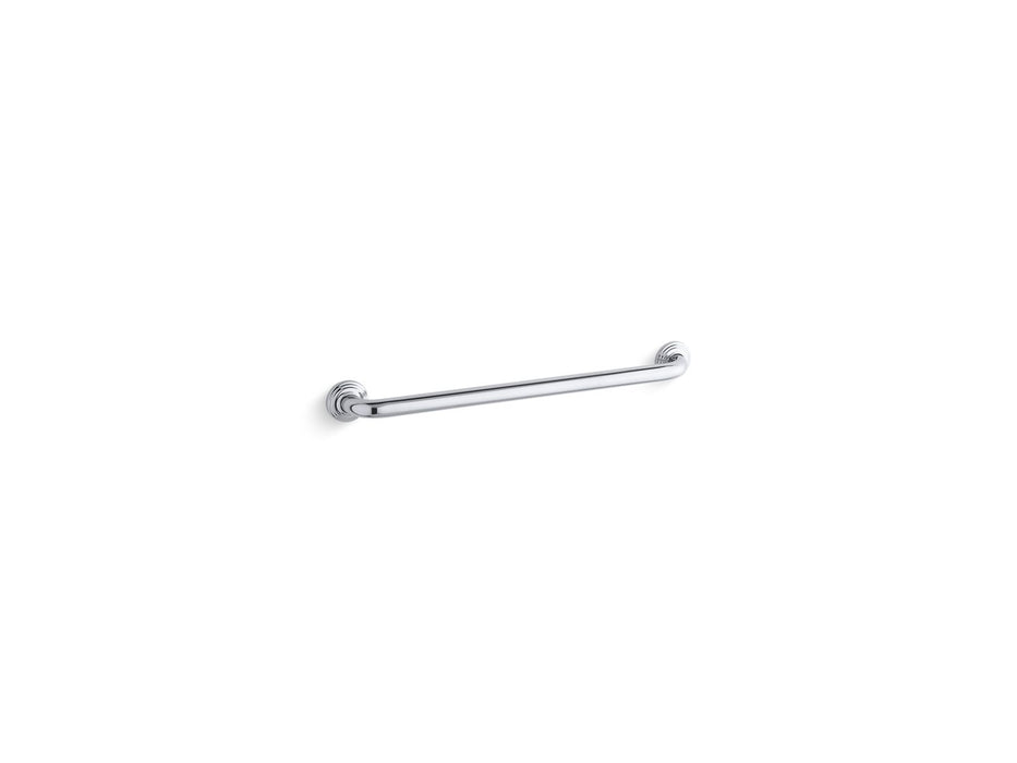 KOHLER K-10542 Traditional 24" ADA compliant grab bar, polished stainless