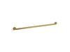 KOHLER K-10545 Traditional 42" grab bar, vibrant brushed moderne brass