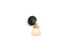 KOHLER K-10570 Devonshire One-light sconce, black with brass trim - view 2
