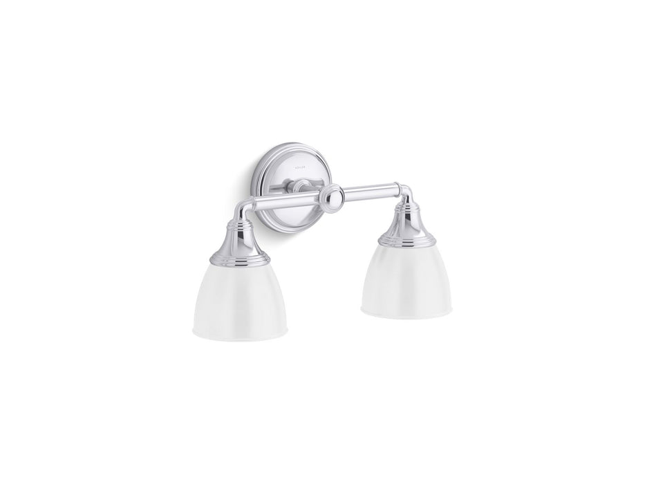 KOHLER K-10571 Devonshire Two-light sconce, polished chrome