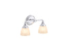 KOHLER K-10571 Devonshire Two-light sconce, polished chrome - view 2