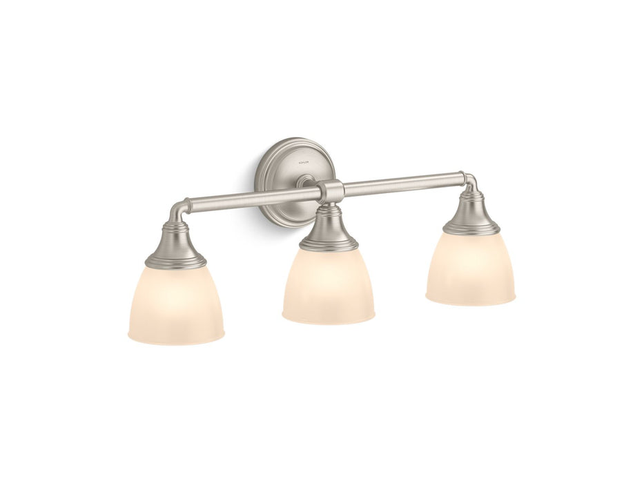 KOHLER K-10572 Devonshire Three-light sconce, brushed nickel - view 2
