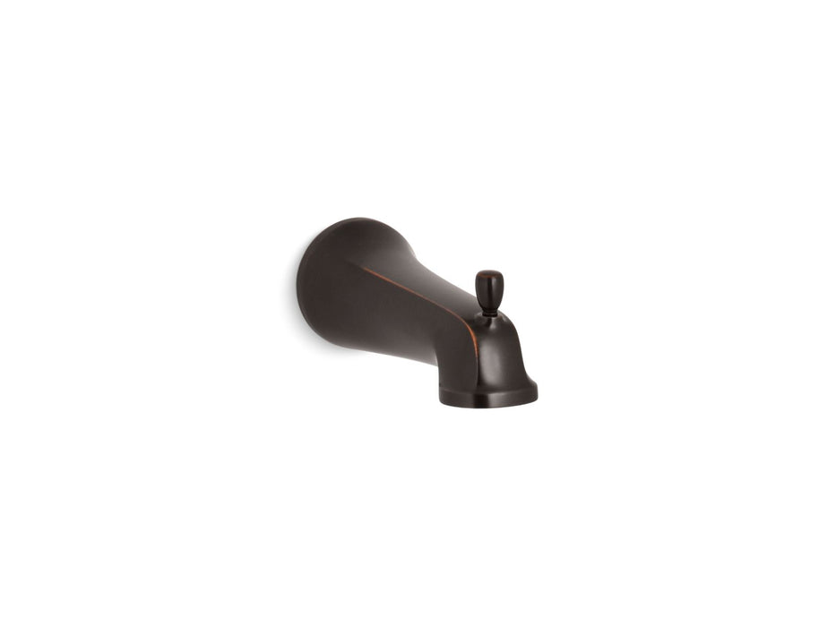 KOHLER K-10589 Bancroft Wall-mount bath spout with diverter, slip-fit connection, oil rubbed bronze