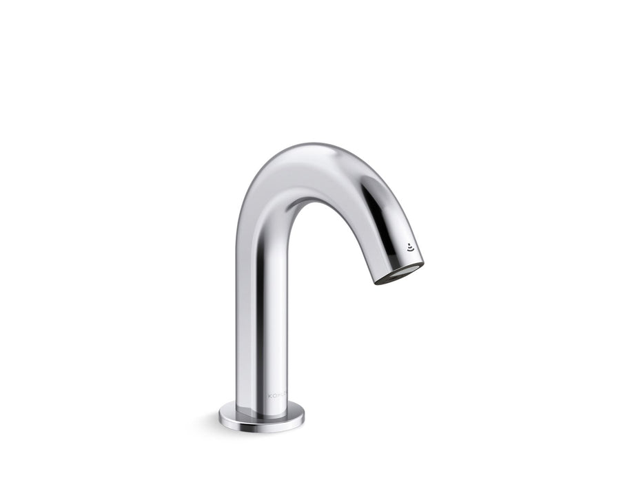 KOHLER K-106BB76-SBNA Oblo Touchless single-hole lavatory faucet with Kinesis sensor technology, HES-powered, less drain,...