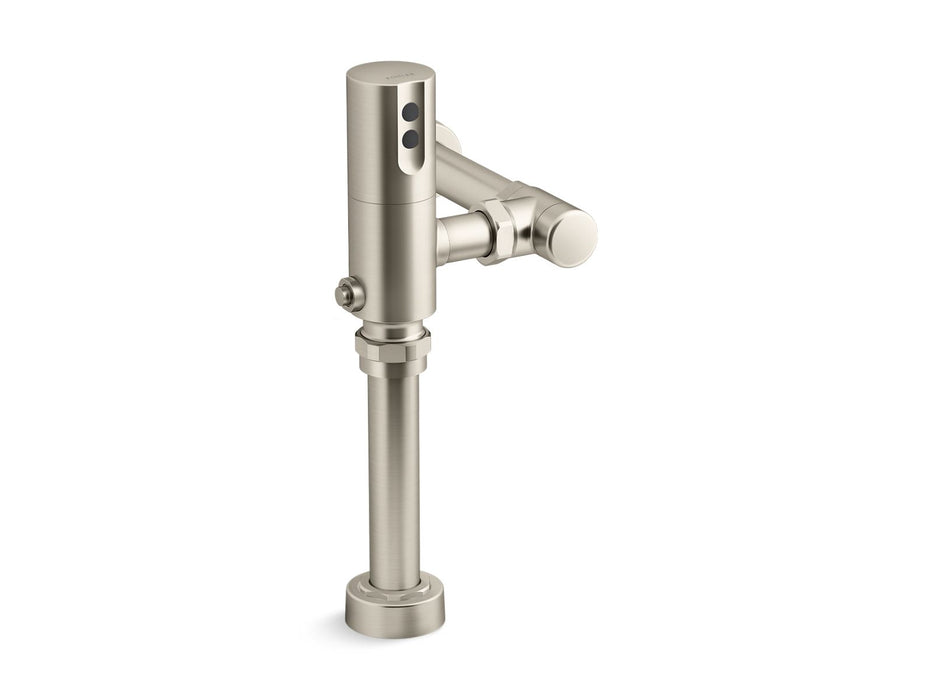 KOHLER K-10TD00N10 Mach Tripoint Touchless toilet flushometer, DC-powered, 1.28 gpf, vibrant brushed nickel