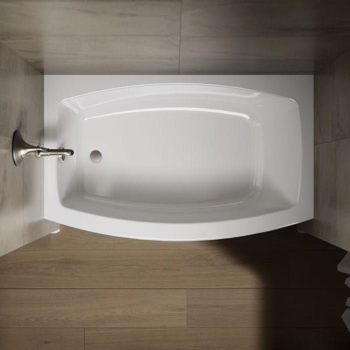 KOHLER K-1100-LA Expanse 60" x 32" alcove bath, left drain, white - view 5
