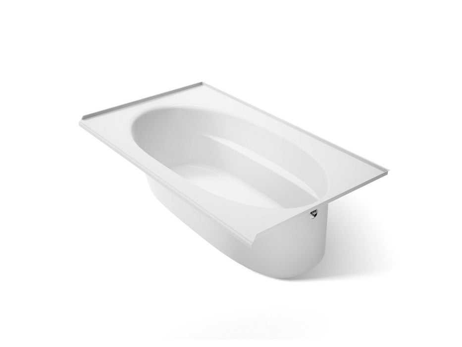 KOHLER K-1115-R Windward 72" x 42" alcove bath, right drain, white
