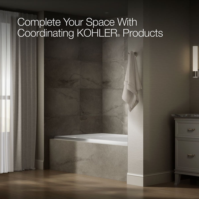 KOHLER K-1115-R Windward 72" x 42" alcove bath, right drain, white - view 3