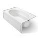 KOHLER K-1115-RA Windward 72" x 42" alcove bath, right drain, white