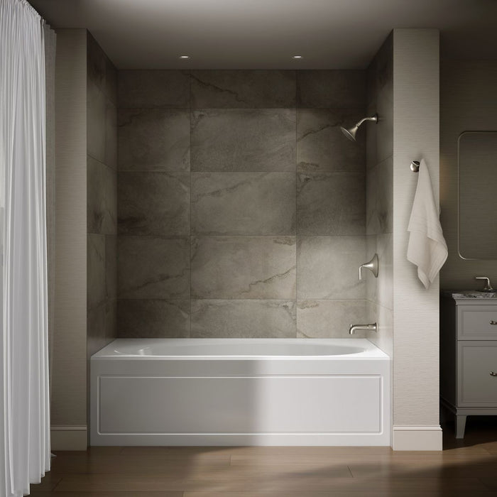 KOHLER K-1115-RA Windward 72" x 42" alcove bath, right drain, white - view 4