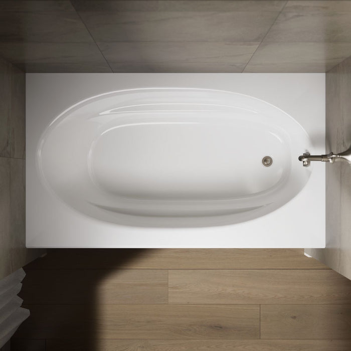KOHLER K-1115-RA Windward 72" x 42" alcove bath, right drain, white - view 5