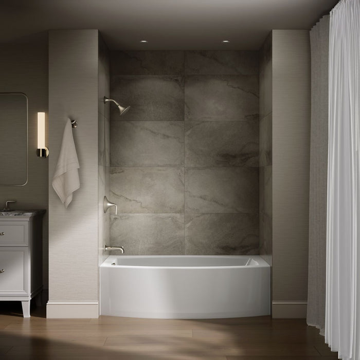 KOHLER K-1118-LA Expanse 60" x 30" alcove bath, left drain, white - view 4