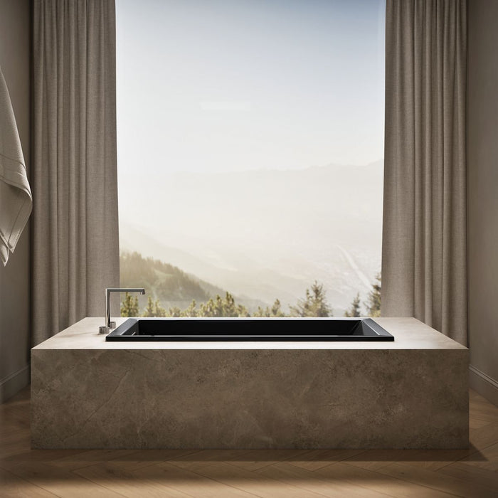 KOHLER K-1121 Underscore 60" x 30" drop-in bath, black black - view 5