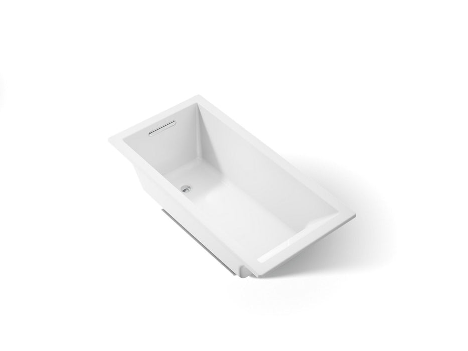 KOHLER K-1121 Underscore 60" x 30" drop-in bath, white