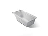 KOHLER K-1121-R Underscore 60" x 30" alcove bath, right drain, ice grey