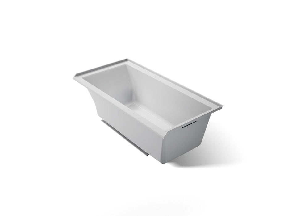 KOHLER K-1121-R Underscore 60" x 30" alcove bath, right drain, ice grey