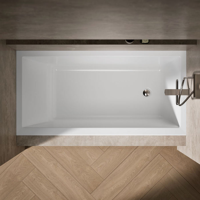 KOHLER K-1121-R Underscore 60" x 30" alcove bath, right drain, white - view 4