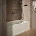 KOHLER K-1122-GHRA Archer 60" x 32" alcove Heated BubbleMassage air bath, right drain, biscuit - view 3