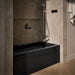 KOHLER K-1122-GHRA Archer 60" x 32" alcove Heated BubbleMassage air bath, right drain, black black - view 3