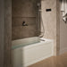KOHLER K-1122-RA Archer 60" x 32" alcove whirlpool bath right drain, biscuit - view 3