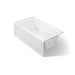 KOHLER K-1122-XGHRA Archer 60" x 32" alcove Heated BubbleMassage air bath and whirlpool, right drain, white