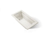 KOHLER K-1123 Archer 60" x 32" drop-in bath, biscuit