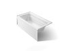 KOHLER K-1123-LA Archer 60" x 32" alcove bath, left drain, white