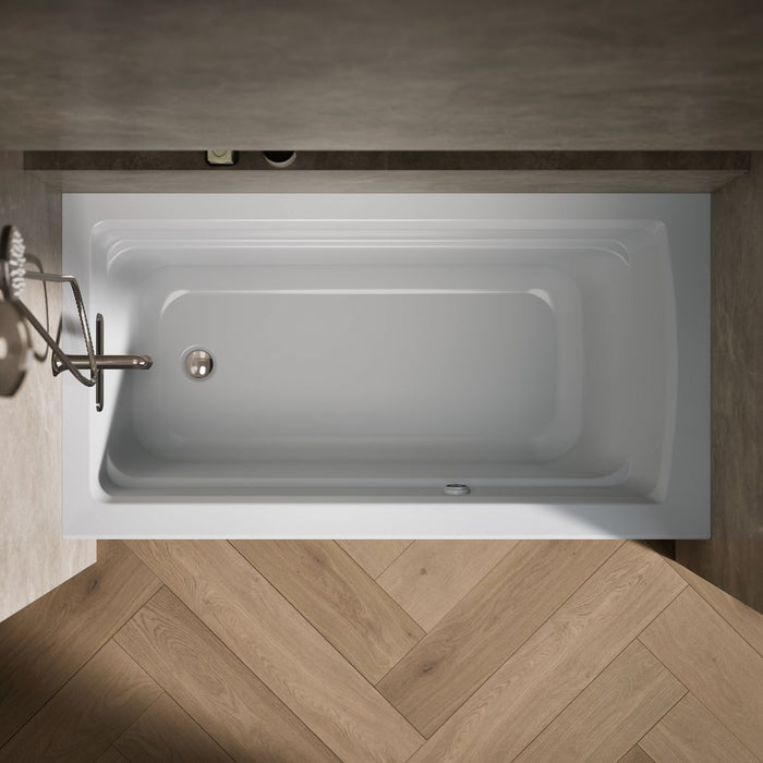 KOHLER K-1123-LAW Archer 60" x 32" alcove bath with Bask heated surface, left drain, ice grey - view 5